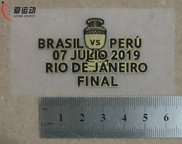 FINAL COPA Америка Аутентичные патчи+ Дата матча Бразилия VS Перу Копа Америка FINAL MATCH подробная информация