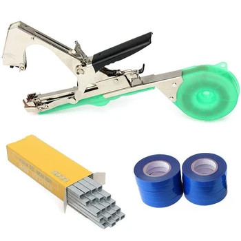 

Tying Machine Plant Garden Plant Tapetool Tapener +10 Rolls Tape Set For Vegetable Grape Tomato Cucumber Pepper Flower