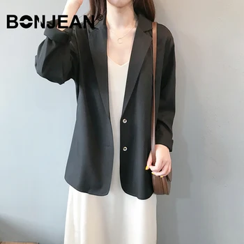 

Khaki Black Blue Blazer Long Sleeve Women Blazer Office Ladies Elegant Coat Outerwear Summer Spring Autumn Z124