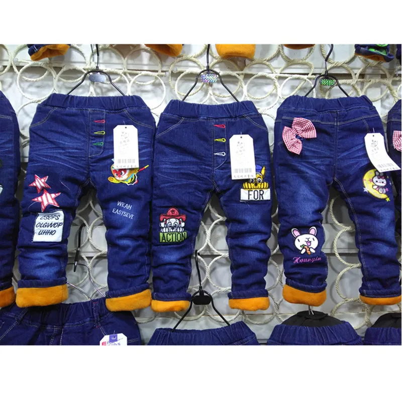 Зимние новые стильные детские хлопковые брюки ковбойские хлопковые эластичные брюки с хлопковой подкладкой для мальчиков, вельветовые брюки с хлопковой подкладкой KID'S Tro