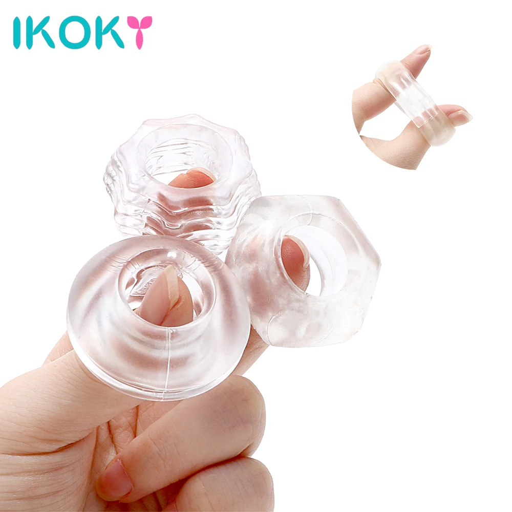 Удлинитель пениса IKOKY 3 шт./компл. эротическое кольцо на пенис для увеличения