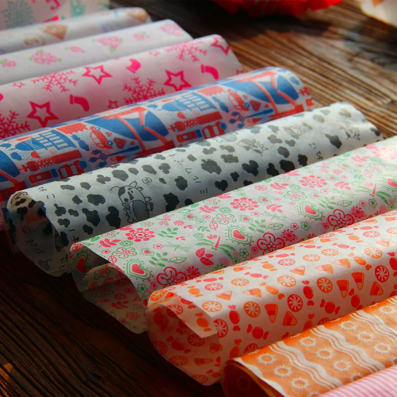 50Pcs-Lot-Wax-Paper-Food-Grade-Grease-Paper-Food-Wrappers-Wrapping-Paper-For-Bread-Sandwich-Burger