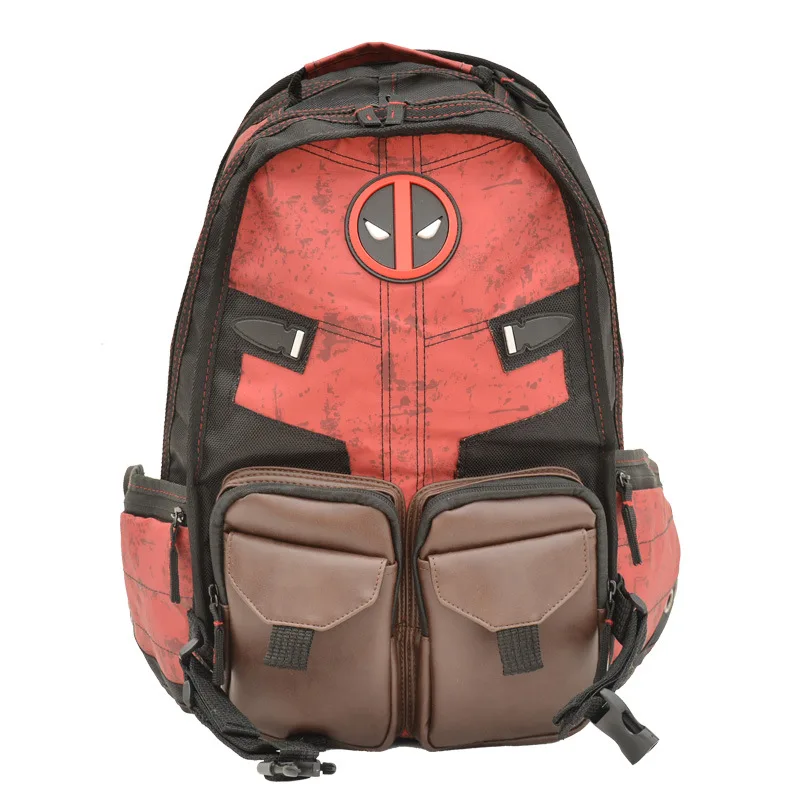 

New Deadpool Backpack Marvel Bag Deadpool Death Waiter Batman Series Backpack Student Bag