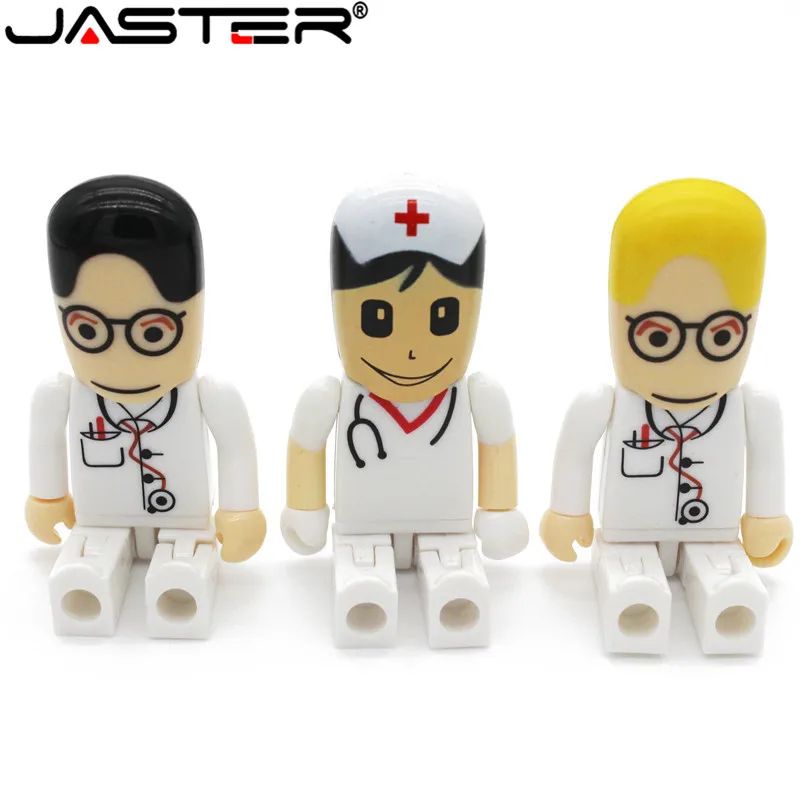 JASTER все стили Доктор Медсестры модели USB 2,0 флэш-карта памяти, Флеш накопитель 4 ГБ 8 ГБ 16 ГБ 32 ГБ USB флеш-накопители U dick