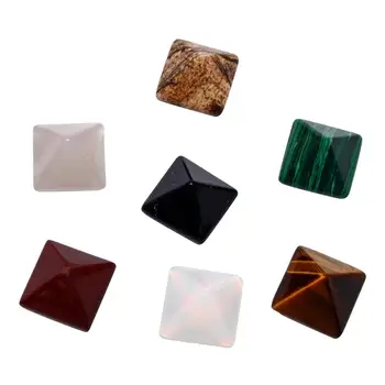

New 7pcs/set Gemstone Rock Stones DIY Chakra Pyramid Stone Sets Crystal Healing Mix Crystals Natural Mineral Ornament Home Decor