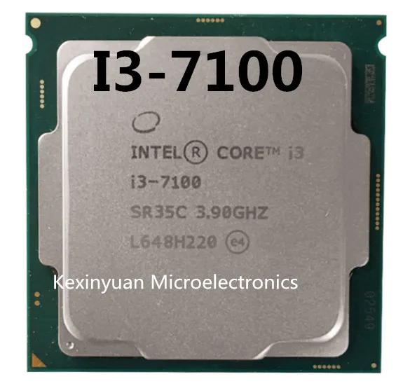 Intel Core i3 7100 процессоров серии I3 7100 I3-7100 Процессор LGA 1151-land FC-LGA 14 нанометров двухъядерный i3-7100