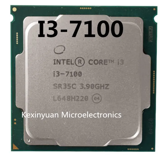 

Intel Core i3 7100 series Processor I3 7100 I3-7100 CPU LGA 1151-land FC-LGA 14 nanometers Dual-Core i3-7100