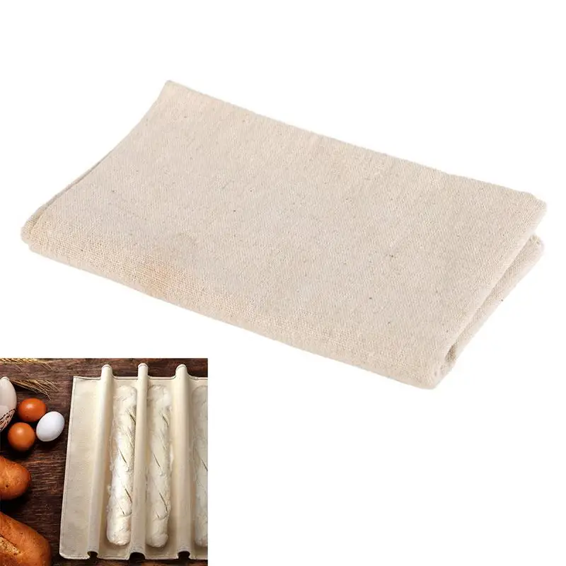 Fermented Cloth Proofing Dough Bakers Pans Proving Bread Baguette Baking Mat Pastry Kitchen Tools 36x45CM | Дом и сад