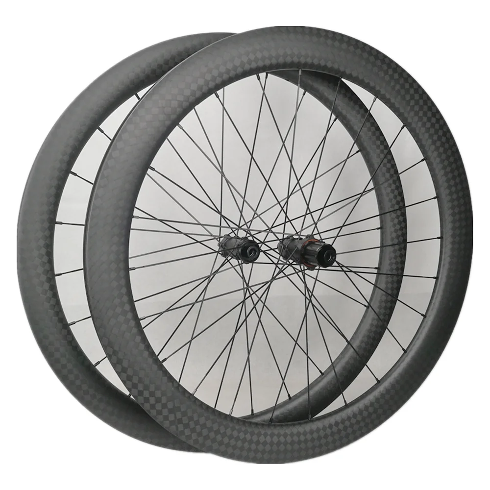 

Straight Pull Spoke Bike Wheels Super Light Road Bike Carbon Wheelset Cheap Road Bike Wheelset Center Lock Hub