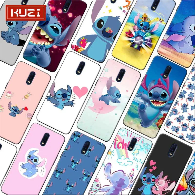 

Cute cartoon Lilo Stitch Funny Soft Silicone Phone Case for oneplus one plus 7 pro 7 6 6t 5t