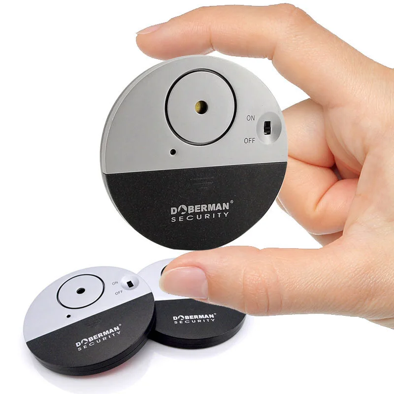 

1/3/6PCS Door Alarm Vibration Sensor Loud 100dB Window Wireless Alert Device for Home Office GV99