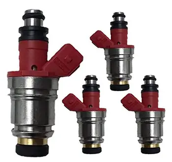 

Set Of 4 Fuel Injector Nozzles For 1995 Nissan Pickup 2.4L, 1990 1991 1992 1993 1994 Nissan D21 2.4L JS21-1
