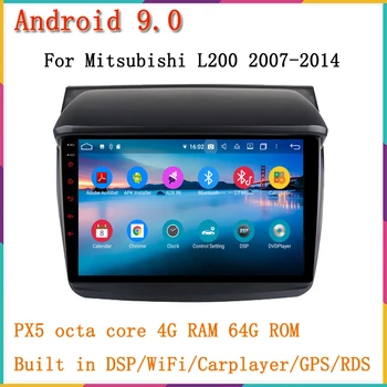 

9" octa core android 9.0 car multimedia player for Mitsubishi L200 Triton 2007-2014 car audio stereo GPS navi wifi autoradio
