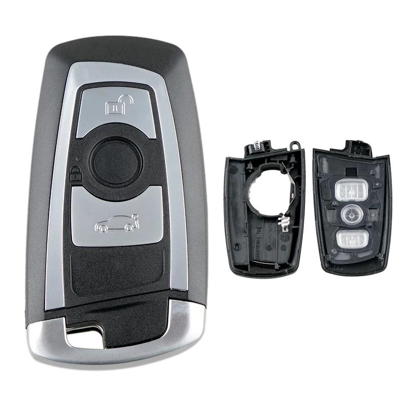 3 Buttons Flip Remote Folding Car Key Cover Fob Case Shell Fit for BMW 1 3 5 6 7 Series X3 X4 Car Remote Key Key Case Car Key Shell Key Cover Folding Car Key Shell Fob Cover Key Fob Replacement