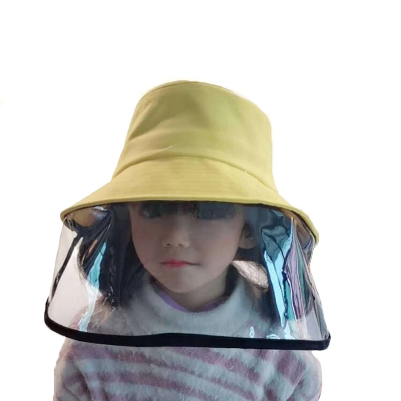 

2020 New Fashion Children'S Anti-Fog Fisherman Hat Spring Thin Section Dustproof And Splashproof Cotton Baby Hat Solid Kid Hats