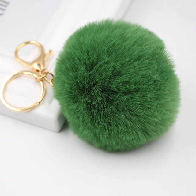 Fluffy Fur Pom Keychains Soft Faux Rabbit Fur Ball Car Keyring Pompom Key  Chains Key Holder Women Bag Pendant Jewelry Gifts - AliExpress