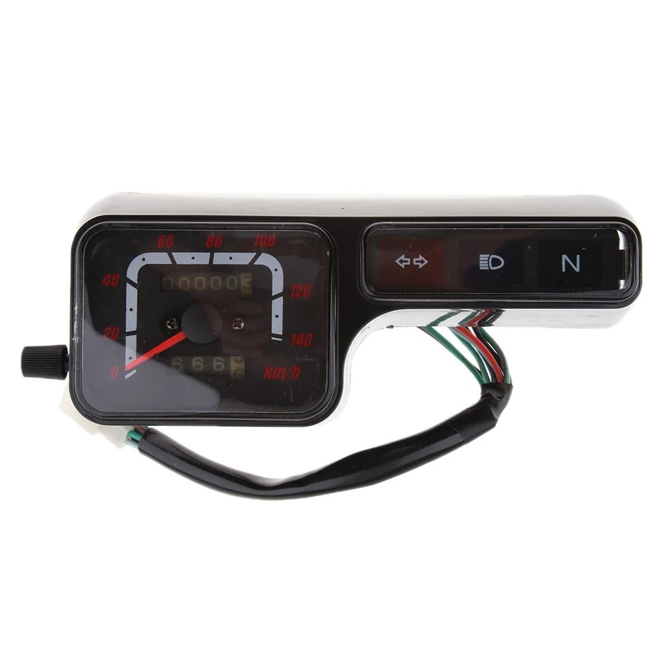 Universal Digital Motorcycle Speedometer Tachometer Led Indicator Odometer For Honda Xr250 Crm250 Baja250 Exhaust Temperature Meter Aliexpress