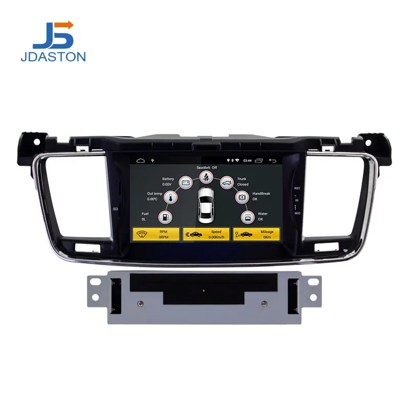 Excellent JDASTON Android 9.0 Car DVD Player For PEUGEOT 508 Stereo GPS Navigation multimedia Player 1 Din Car Radio Steer Wheel Control 1