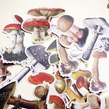 16 шт. винтажный гриб стикер набор для скрапбукинга альбом мусорный планировщик журнал декоративные наклейки s