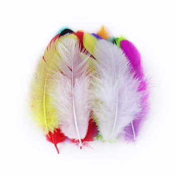 

100pcs Chicken Plumes length 8-10cm Rooster Feathers for DIY jewelry Decorative Accessories Decoration Handicrafts