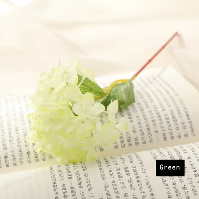 Artificial Flowers Hydrangea Branch Wedding Decoration Silk Plastic Flower Fake Flower Party Home Decor Artificial Dried Flowers Aliexpress