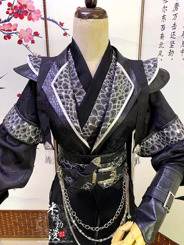 

Sha Po Lang Chang Geng Gu Yun Cosplay Costume MO DAO ZU SHI Anime Ancient Chinese Men Women Costumes Full Set Halloween Party