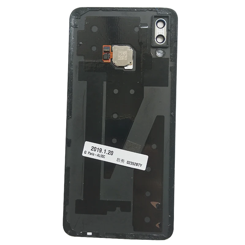 ZUCZUG стеклянный задний корпус для huawei Nova 3 Крышка батарейного отсека задняя крышка корпус двери с датчиком отпечатков пальцев, если вы выбираете