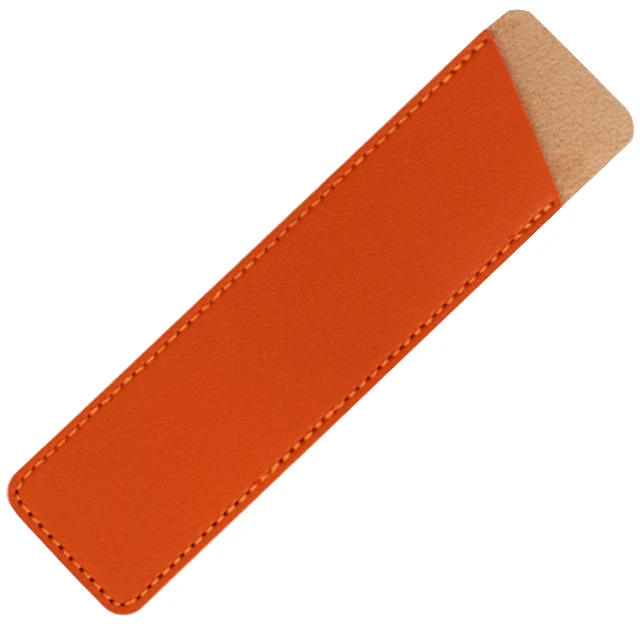 Elegant PU Leather Pen Holder - Soft Pencil Case for Stationery and Writing Materials