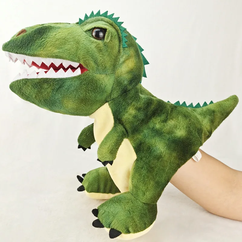 

6 Styles Dinosaur Hand Plush Toy Cartoon Animals Hand Puppets For Home Animal Stuffed Toy
