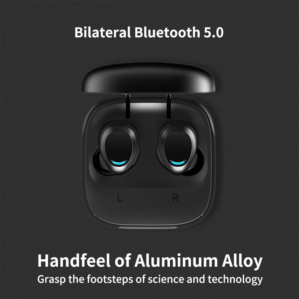 U9 TWS Bluetooth 5,0 беспроводные наушники-вкладыши с сенсорным управлением наушники с микрофоном бас Спортивная гарнитура с металлической зарядной коробкой