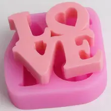 Силиконовые формы для мыла в форме слова «любовь», многофункциональные формы для торта, свечи для выпечки, конфеты ручной работы, сделай сам