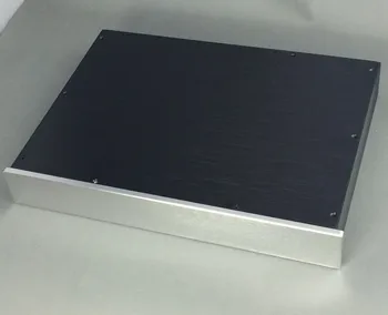 

KYYSLB All Aluminum Case Professional Profile 4306 Front Stage\DAC Case DIY Amplifier Chassis 430X62X308MM Amplifier Housing