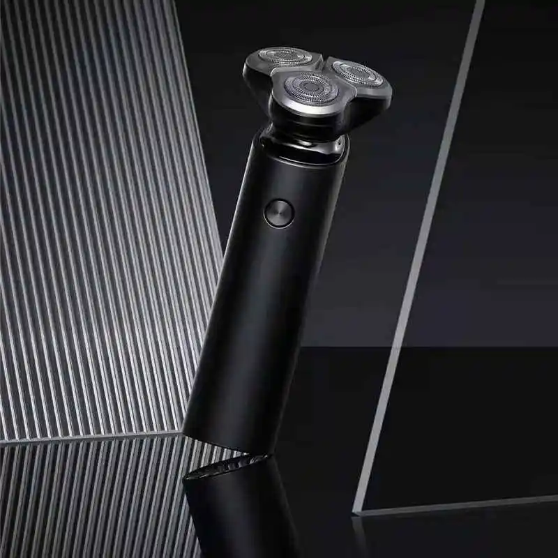 

New Mijia Men's Electric Shaver S500 Rechargeable 3 Heads Type-C Wet Dry Shaving Machine Beard Trimmer Washable Double Blade