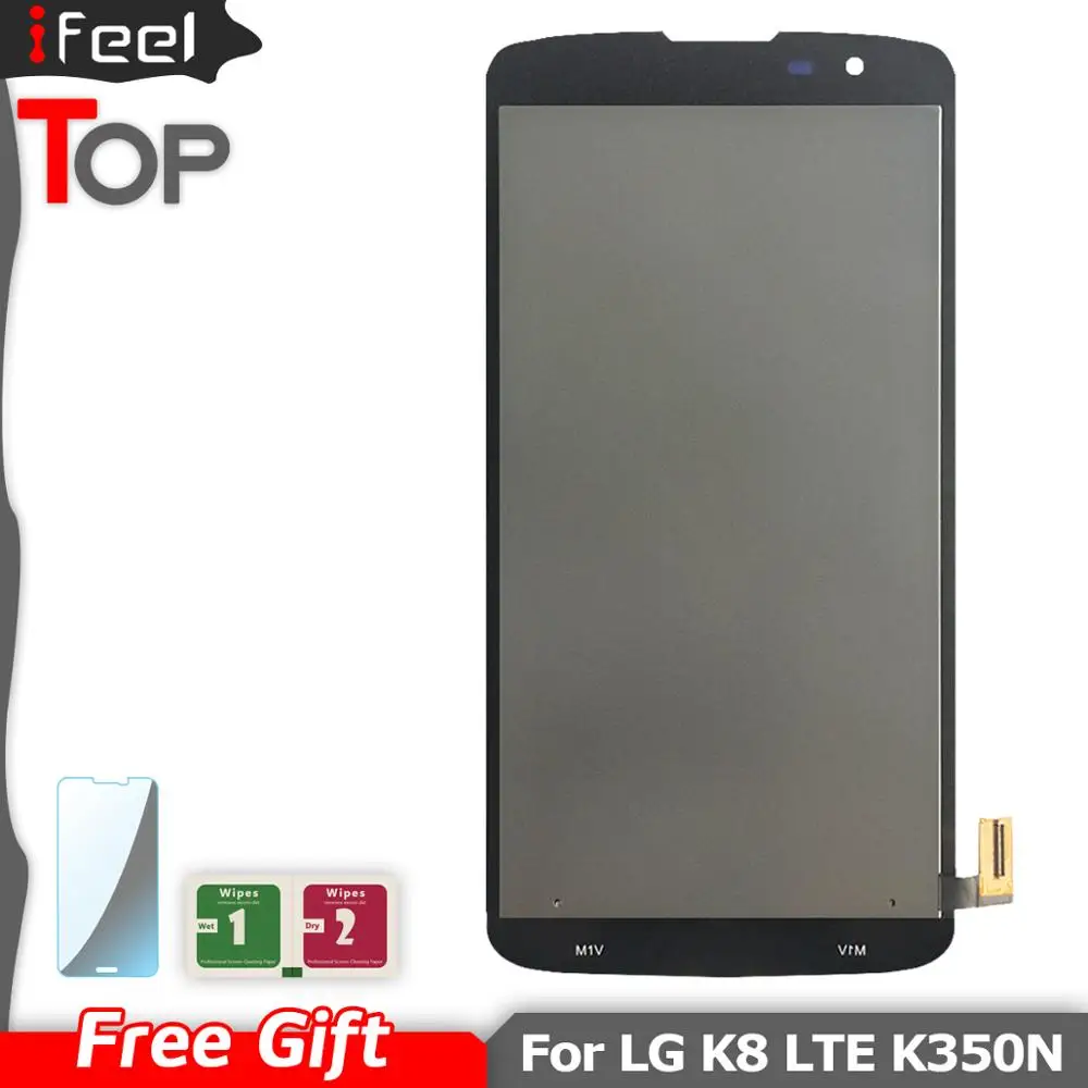 ЖК-дисплей для LG K8 LTE K350N K350E K350DS с сенсорным экраном и дигитайзером рамкой в сборе