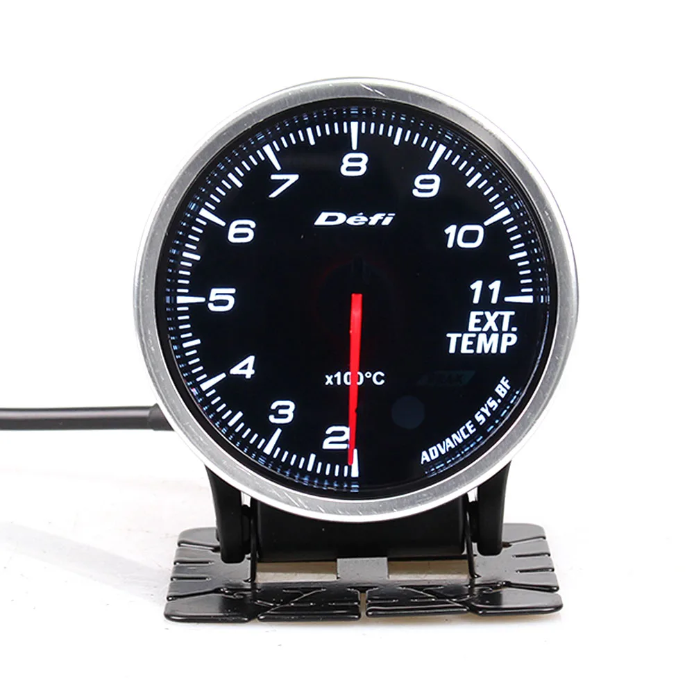 

Defi Advance BF 2.5 Inches 60mm Auto Exhaust Temperature Gauge 7Colors backlight Adjustable 200~1100 Degrees With Sensor