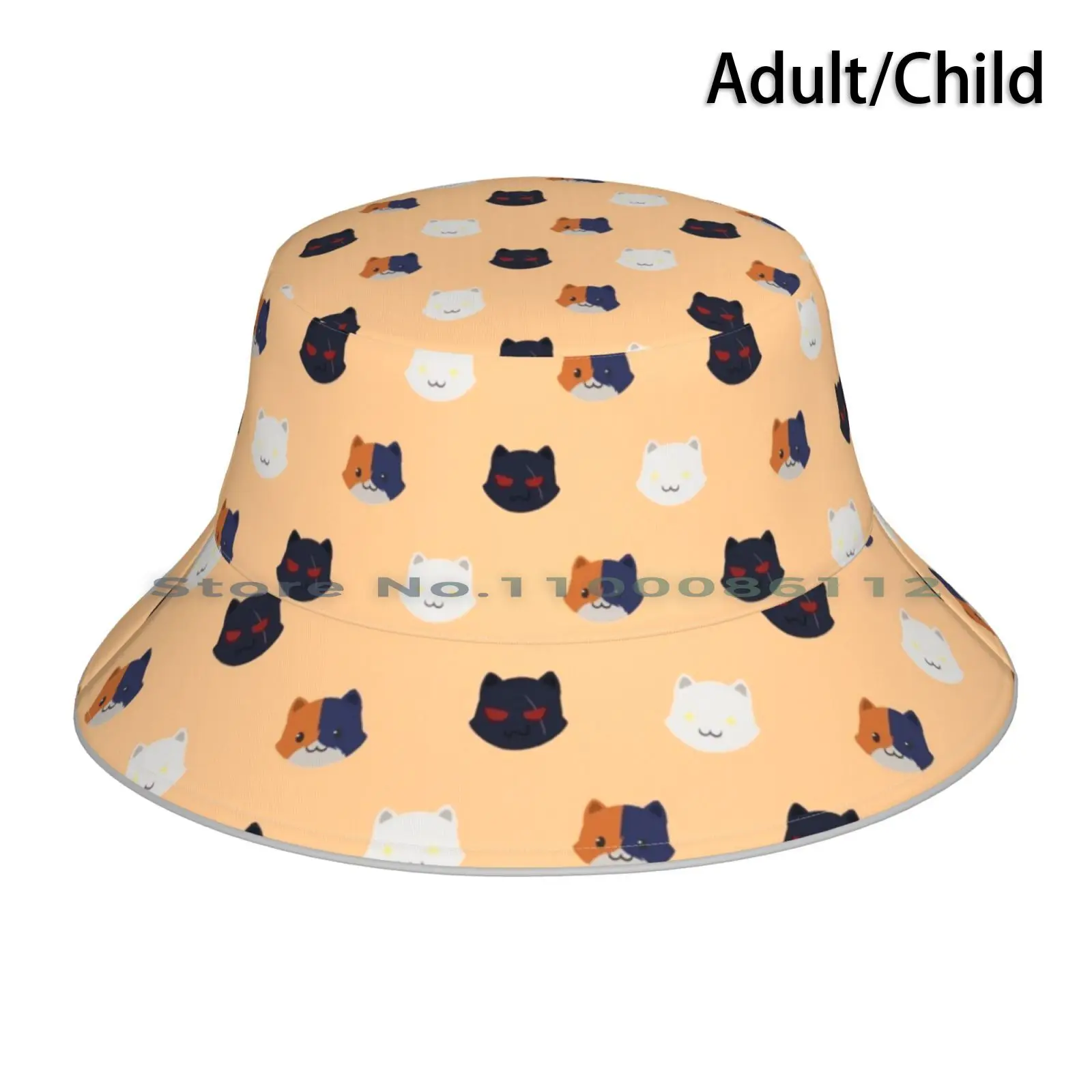 Meowscles !! Bucket Hat Sun Cap 