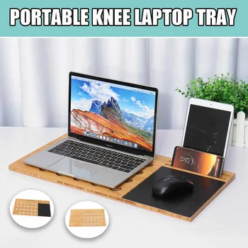 

3 in 1 Heat Dissipation Laptop Stand Notebook Desk Portable Knee Home Laptop Tray Stand Phone Holder Office Laptop Accessories