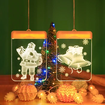 

3DCreative Romatic Curtain Night Lamp Hanging Room Window Decoration Beautiful Light Christmas Ornaments LED Light children gift