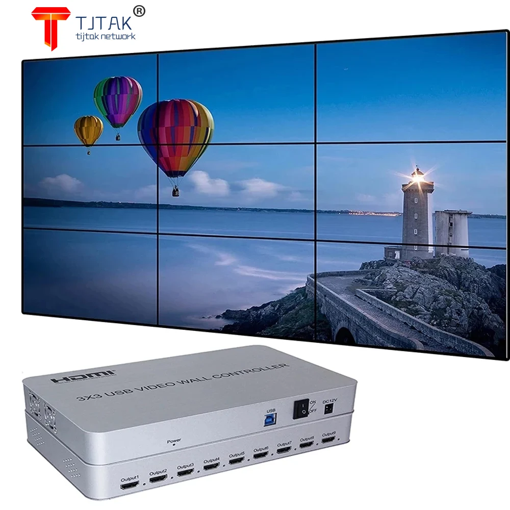 4 k see 3x3 контроллер для видео | 9 каналов 13 режимов exibicao 1x1 x2 1 1x3 1x4 2x1 2 2x3 x4 Электроника