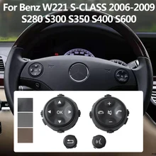 Auto Multi-funktion Lenkrad Push-Taste Telefon Control Schlüssel Für Benz W221 S-CLASS S280 S300 S350 S400 S600 2006-2009