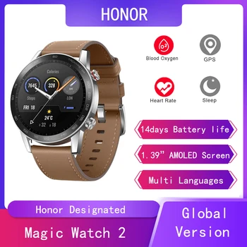 

HUAWEI Honor Magic Watch 2 Waterproof Bluetooth Sports Smart Watch 14 Days Standby Heart Sleep Fitness Tracker Smartwatch