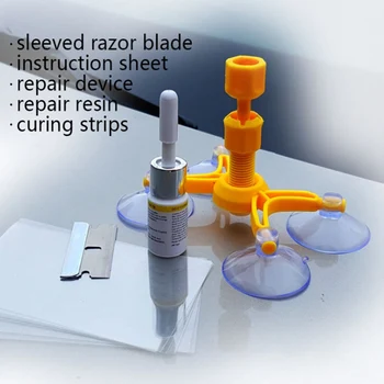 

Auto Windshield Repair Solution Kit Quick Fix Windscreen Glass Scratch Crack Restore Window Screen Polishing Car Accessories