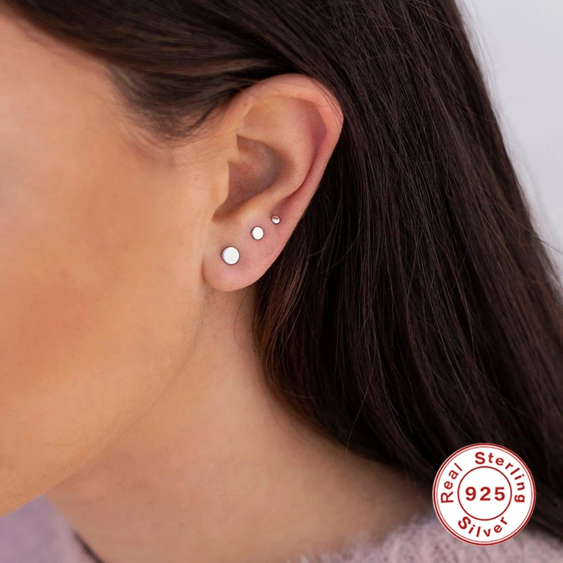 Plain Silver 3mm Ball Short Post Ear Stud at Rs 800/pair in Mumbai | ID:  27104713233