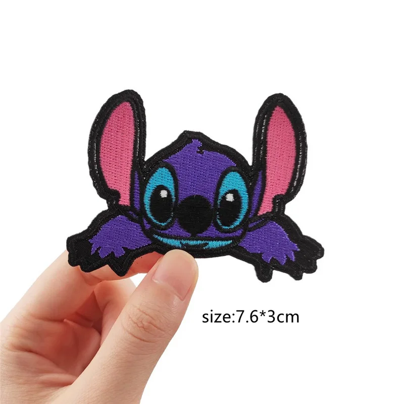 Lilo & Stitch Embroidery Patches Children For Clothing DIY Iron On Stitch Patch Garment stickers embroidery cloth stickers