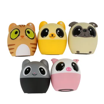 

Mini Animal Bluetooth Speaker Portable Cartoon Outdoor Music Player 3D Stero Support Self Timer Handsfree Loundspeakers Cartoon