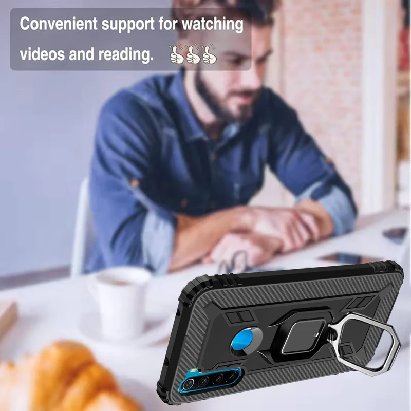 Бронированный чехол для Oppo Realme X2 Pro XT Realme 5 Pro Q A9 A5 Reno Ace Coque с магнитным металлическим кольцом, чехол