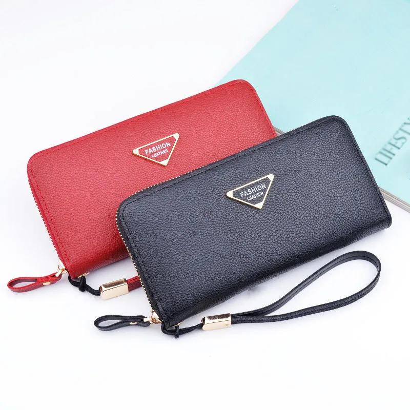

Women's wallet with high quality fashion leather casual zipper, a wide variety of wallets