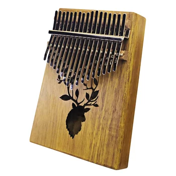 

Kalimba 17 Key Thumb Piano Wooden Portable Musical Instrument for Beginner ZJ55