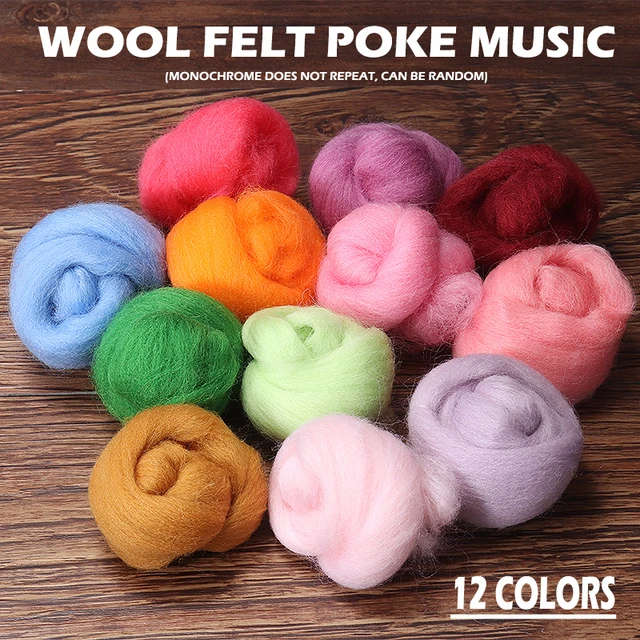 7pcs 35g Felting Wool Fiber Needle Felting Natural Collection For Animal  Projects Felting Wool For Needlework Mixed Color - Fiber - AliExpress