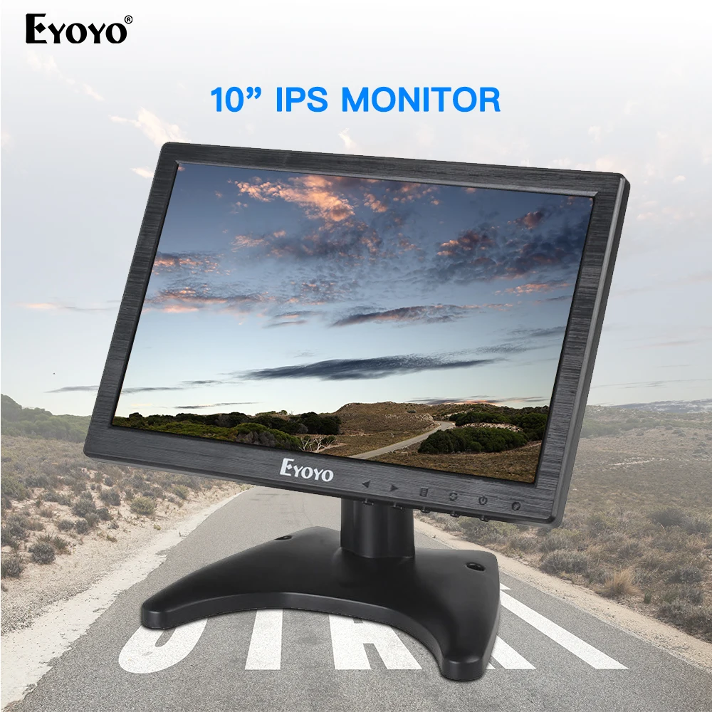 

Eyoyo C711 1280*800 IPS 10 LCD HD screen monitor Computer PC Screen Video In Security Monitor With AV/VGA/HDMI/BNC/Speaker